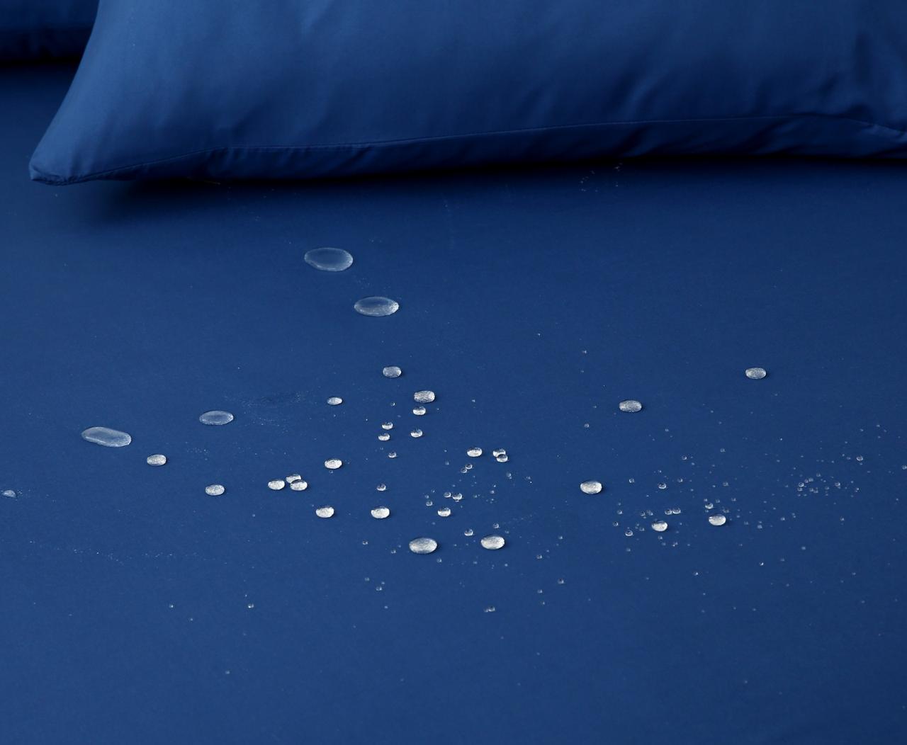 100% Water Replant Fitted Sheet-Blue Protectors Apricot