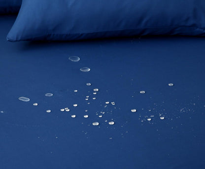 100% Water Replant Fitted Sheet-Blue Protectors Apricot