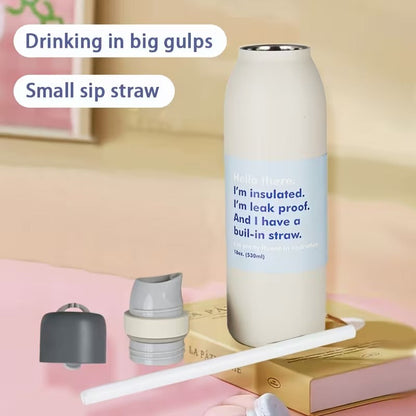 Candy Color Insulated Water Bottle (SA2510-151) Apricot