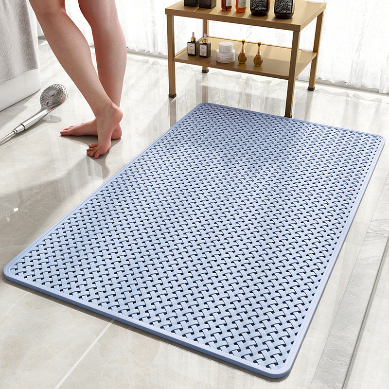 Anti Slip PVC Bathroom Mat (SA2510-110)Sky Blue Bath Mats Apricot