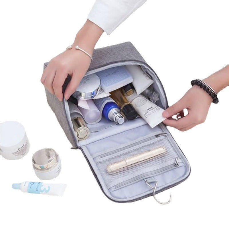 Large Capacity Travel Cosmetic Toiletry Bag (SA2510-023) Cosmetic Pouches Apricot