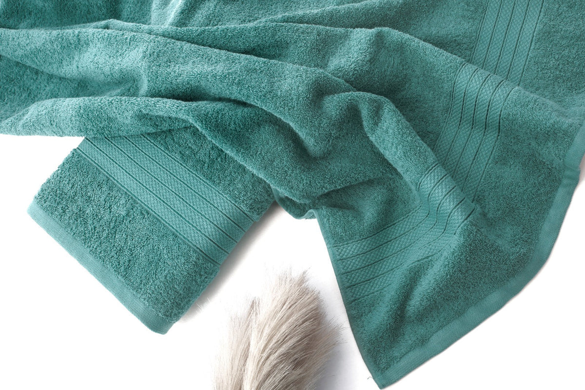1 PC 100% Cotton Towel (16078)- Storm Blue Bath Towels & Washcloths Apricot