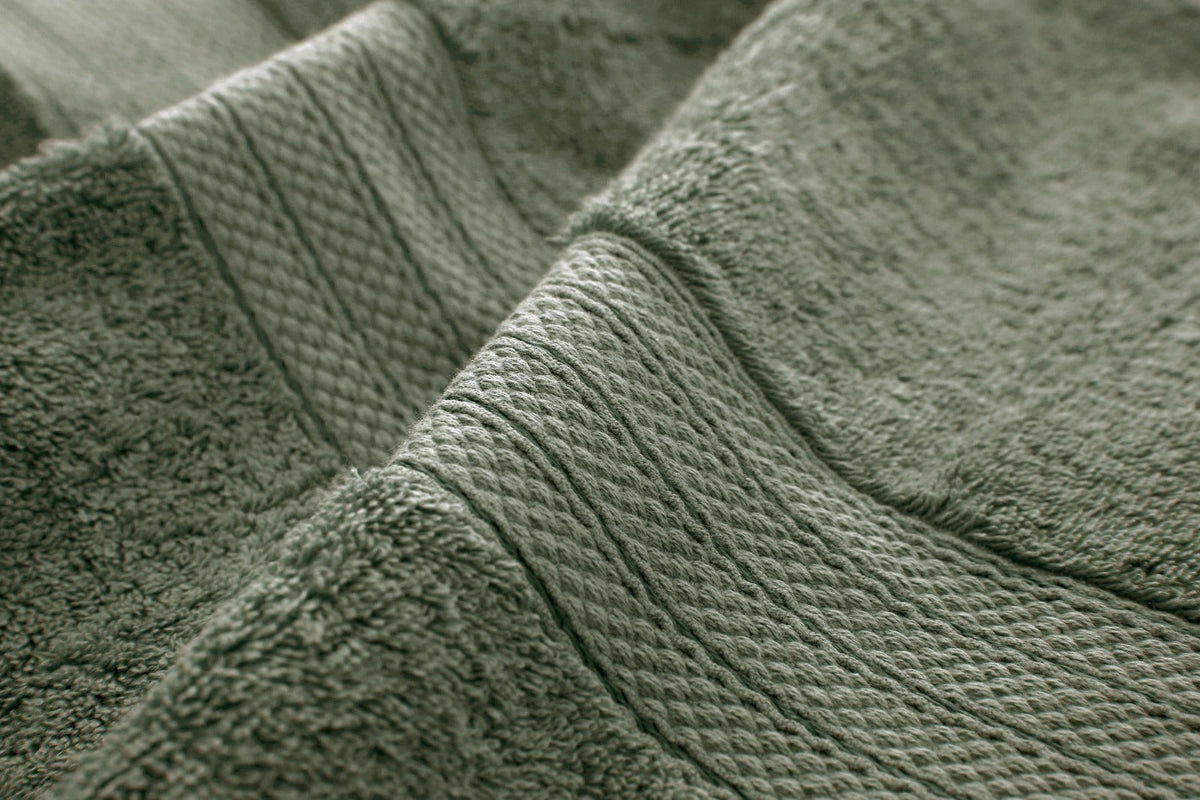 1 PC 100% Cotton Towel (16079)- Dessert Sage Bath Towels & Washcloths Apricot