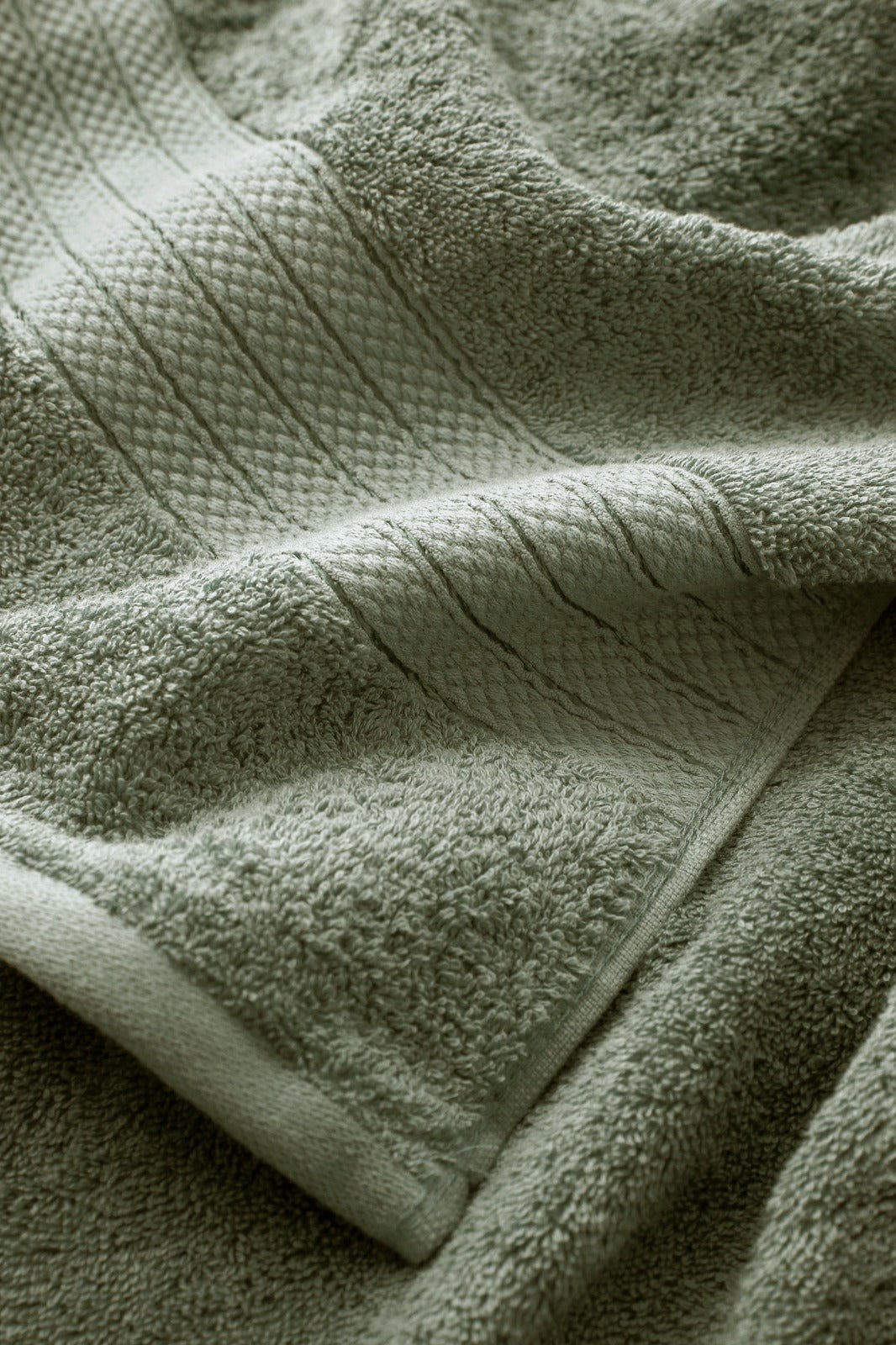 1 PC 100% Cotton Towel (16079)- Dessert Sage Bath Towels & Washcloths Apricot