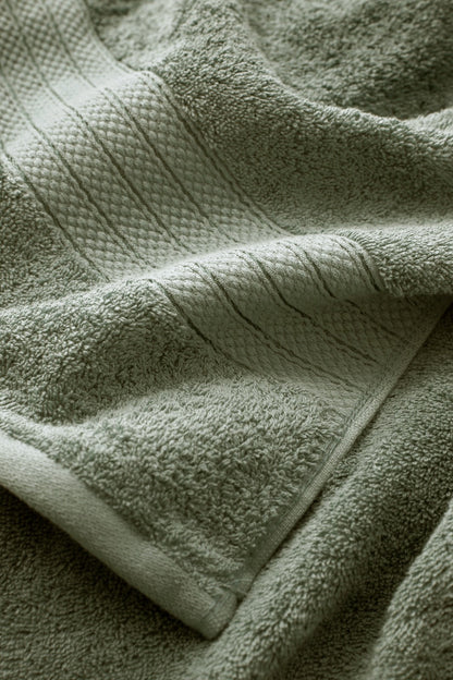 1 PC 100% Cotton Towel (16079)- Dessert Sage Bath Towels & Washcloths Apricot