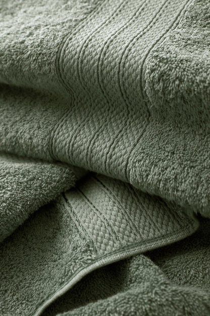 1 PC 100% Cotton Towel (16079)- Dessert Sage Bath Towels & Washcloths Apricot