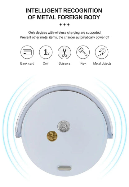 Wireless Charger Fast Charging Pad and LED Lamp-SA2405-185 Mobile Accessories Apricot