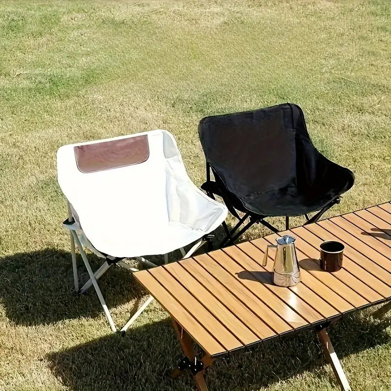 Foldable Chair Outdoor(SA2405-141)-Black Apricot