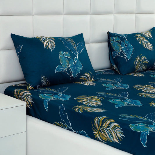 2Pcs Single Bed Sheet-Caulifower