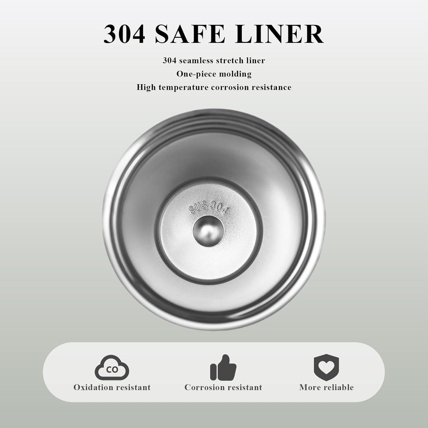 510ML Thermo Coffee Mug with Hermetic Temperature (SA2510-074)Olive Tumbler Apricot