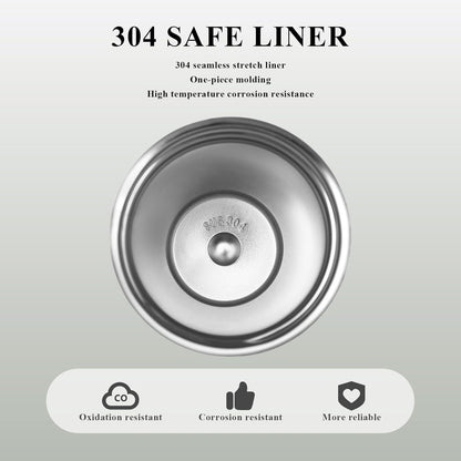 510ML Thermo Coffee Mug with Hermetic Temperature (SA2510-074)Olive Tumbler Apricot