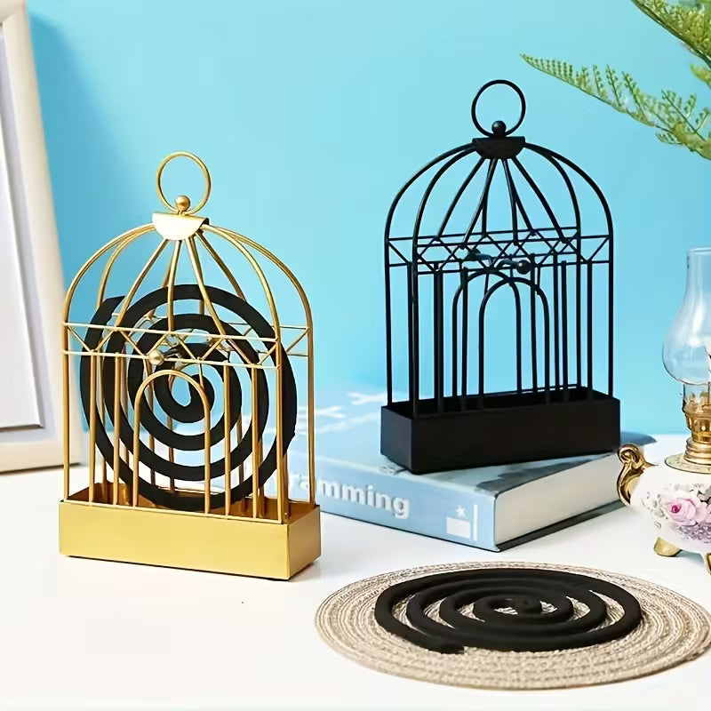 Mosquito Coil Holder (SA2512-03)Black Storage Organizer Apricot