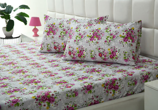 2Pcs Single Bed Sheet-Sweet Pae