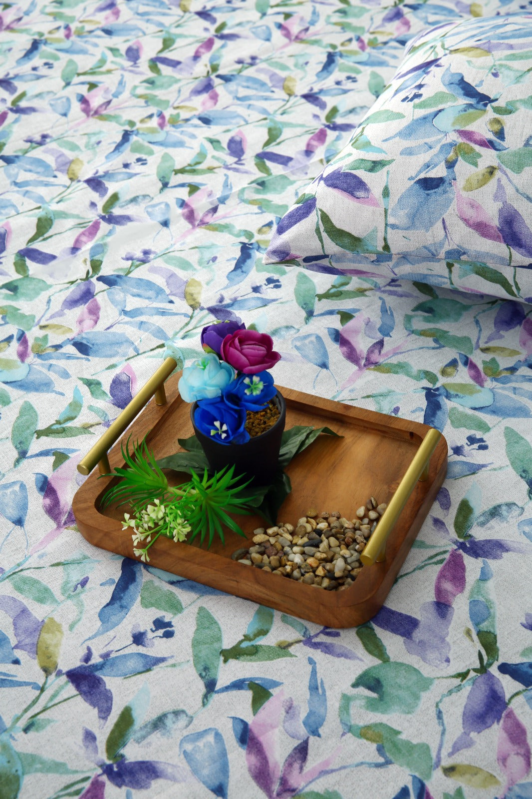 3 PCs Double Bed Sheet-DB205 Bed Sheets Apricot