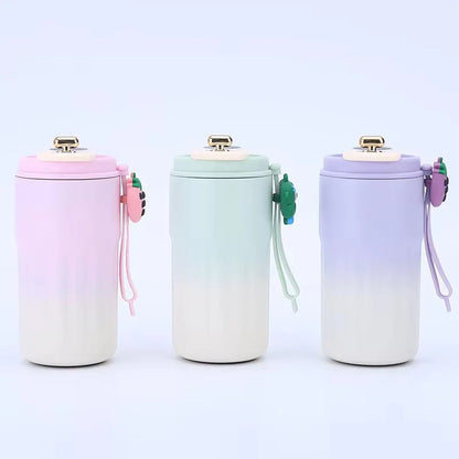 Smart Coffee Thermos With Temperature Display (SA2510-154)Lilac Tumbler Apricot