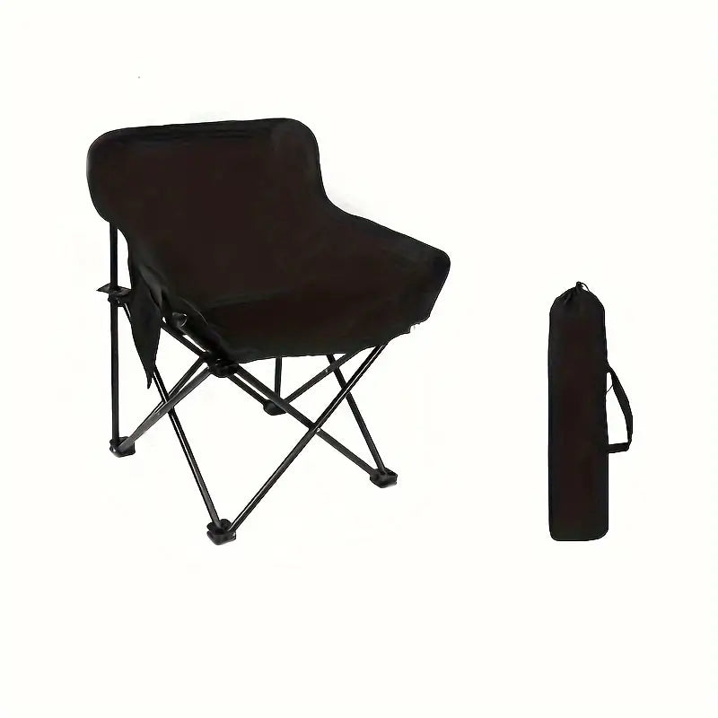 Foldable Chair Outdoor(SA2405-141)-Black Apricot