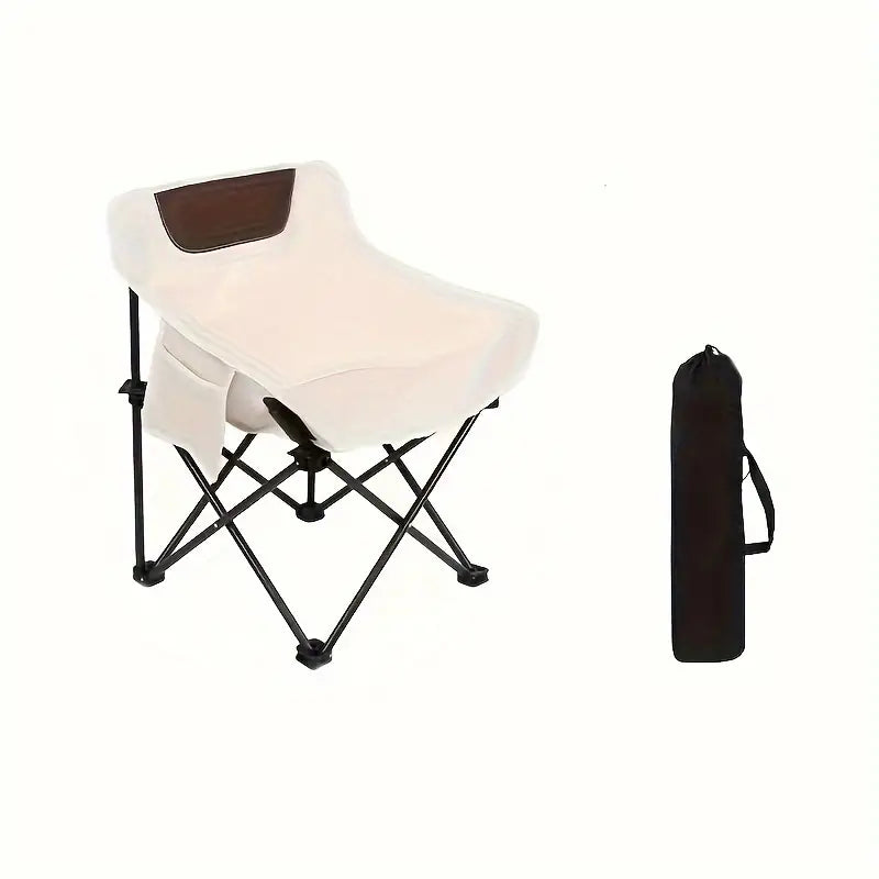 Foldable Chair Outdoor(SA2405-143)-Cream Apricot