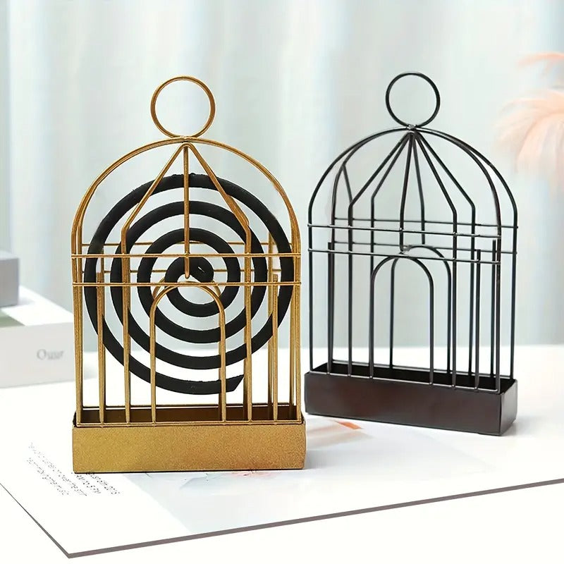 Mosquito Coil Holder (SA2512-03)Black Storage Organizer Apricot