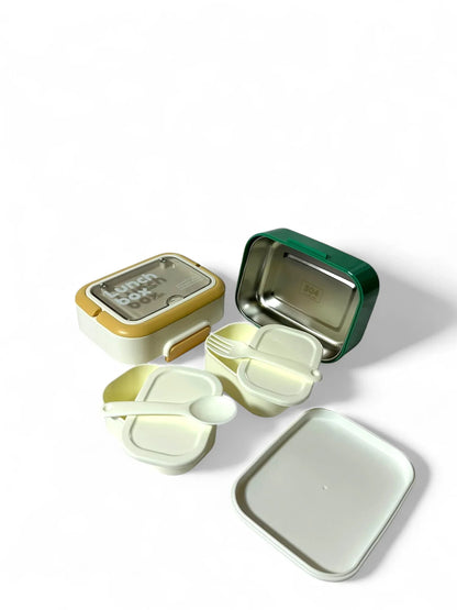 Homeatic Stainless Metal Lunchbox (SA2510-059) Apricot