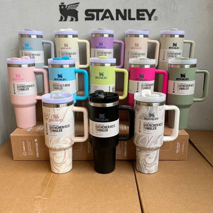 Stanley Quencher H2.0 FlowState™ Tumbler 40 OZ-1200ML Tumbler Apricot