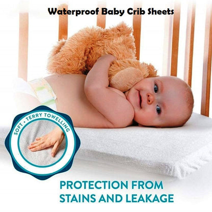 Pack of 4 Crib Sheet(Assorted) Protectors Apricot