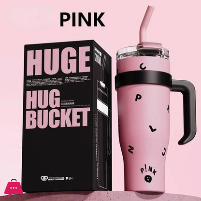 Stanley Tumbler 40 OZ- 1200ML SA2607-18 Pink Tumbler Apricot